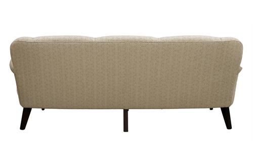 Bow Scroll Arm Sofa 210cm