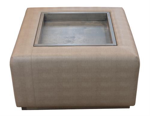 Windsor Ottoman with Tray, 75cm