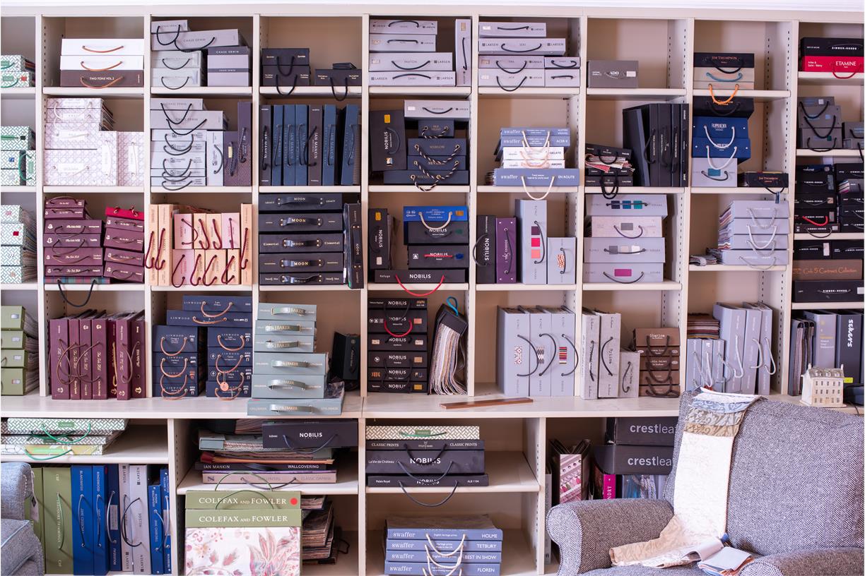 Showroom fabric library - please click for more details