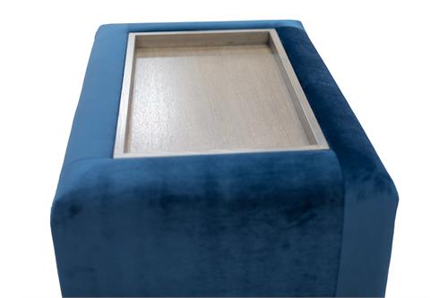 Windsor Ottoman with Tray, 120cm